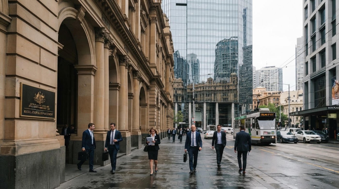 Australian Corporate Regulation & Collins Street Melbourne
